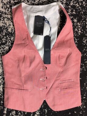 G-Star RAW Pink Waistcoat Vest